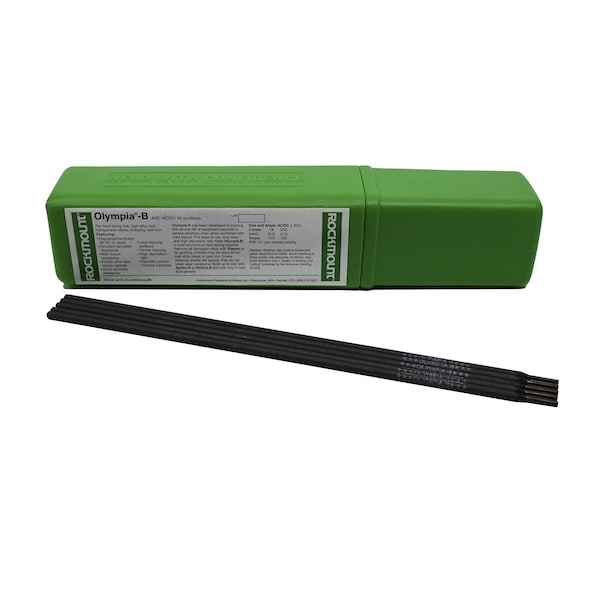 Olympia B, Hardfacing for Severe Abrasion with Low Impact on Manganese Steels, 5/32" Dia., 5lb